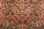 Close Up Of Large Antique Fine Intricate Floral Persian Tabriz Rug 70875 by Nazmiyal Antique Rugs