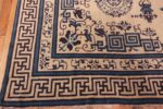 Corner Of 18th Century Large Antique Chinese Ningxia Rug 70812 by Nazmiyal Antique Rugs