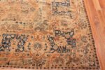 Corner Of Oversized Floral Antique Persian Kerman Rug 70936 by Nazmiyal Antique Rugs