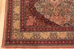 Corner Of Large Antique Fine Intricate Floral Persian Tabriz Rug 70875 by Nazmiyal Antique Rugs