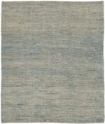 Grey Blue Textured Modern Distressed Rug 60828 by Nazmiyal Antique Rugs