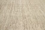 Detail Of Beige Brown Color Textured Modern Distressed Rug 60826 by Nazmiyal Antique Rugs