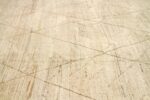 Detail Of Beige Brown Geometric Modern Moroccan Rug 60776 by Nazmiyal Antique Rugs