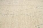 Detail Of Cream Geometric Modern Moroccan Rug 60779 by Nazmiyal Antique Rugs