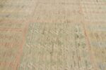 Detail Of Green Colorful Geometric Modern Distressed Rug 60833 by Nazmiyal Antique Rugs