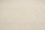 Detail Of Ivory Modern Distressed Rug 60807 by Nazmiyal Antique Rugs