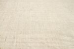 Detail Of Ivory Textured Modern Distressed Rug 60806 by Nazmiyal Antique Rugs
