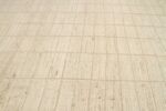 Detail Of Ivory Textured Modern Distressed Rug 60822 by Nazmiyal Antique Rugs