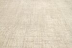 Detail Of Light Beige Textured Modern Distressed Rug 60810 by Nazmiyal Antique Rugs