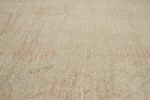 Detail Of Taupe Geometric Modern Distressed Rug 60814 by Nazmiyal Antique Rugs