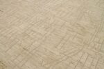 Details Of Cobblestone Geometric Modern Distressed Rug 60812 by Nazmiyal Antique Rugs