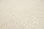 Details Of Ivory Textured Modern Distressed Rug 60806
