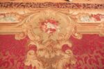 Flowers Of Oversized Antique French Aubusson Rug 70926 by Nazmiyal Antique Rugs
