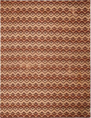 Geometric Vintage French Art Deco Area Rug 70316 by Nazmiyal Antique Rugs