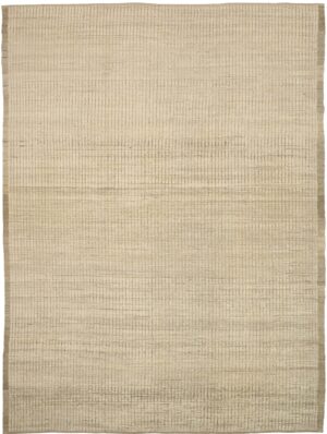 Green Beige Color Textured Modern Distressed Rug 60825 by Nazmiyal Antique Rugs