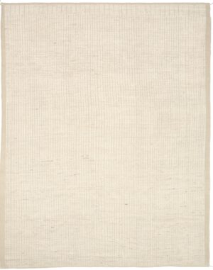 Ivory Textured Modern Distressed Rug 60806 by Nazmiyal Antique Rugs