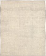Light Beige Textured Modern Distressed Rug 60810 by Nazmiyal Antique Rugs