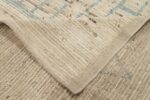 Pile Of Beige Blue Color Geometric Modern Moroccan Rug 60777 by Nazmiyal Antique Rugs