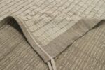 Pile Of Beige Brown Textured Modern Distressed rug 60802 by Nazmiyal Antique Rugs