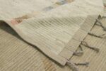 Pile Of Champagne Geometric Modern Distressed Rug 60804 by Nazmiyal Antique Rugs