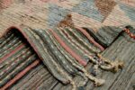 Pile Of Colorful Square Modern Distressed Rug 60795 by Nazmiyal Antique Rugs