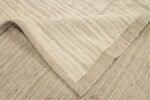Pile Of Ivory Textured Modern Distressed Rug 60822 by Nazmiyal Antique Rugs