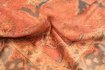 Pile Of Large Coral Antique Turkish Oushak Area Rug 70876 by Nazmiyal Antique Rugs