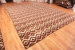 Side Of Geometric Vintage French Art Deco Area Rug 70316 by Nazmiyal Antique Rugs