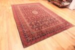 Side Of Purple Vintage German Continental Rug 70927 by Nazmiyal Antique Rugs