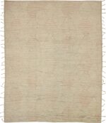 Taupe Geometric Modern Distressed Rug 60814 by Nazmiyal Antique Rugs