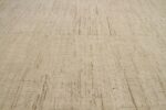 Texture Of Beige Geometric Modern Distressed Rug 60797 by Nazmiyal Antique Rugs