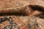 Texture Of Oversized Floral Antique Persian Kerman Rug 70936 by Nazmiyal Antique Rugs