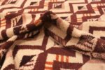 Texture Of Geometric Vintage French Art Deco Area Rug 70316 by Nazmiyal Antique Rugs