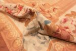 Texture Of Oversized Antique French Aubusson Rug 70926 by Nazmiyal Antique Rugs