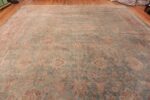 Top Of Blue Antique Persian Kerman Rug 50077 by Nazmiyal Antique Rugs