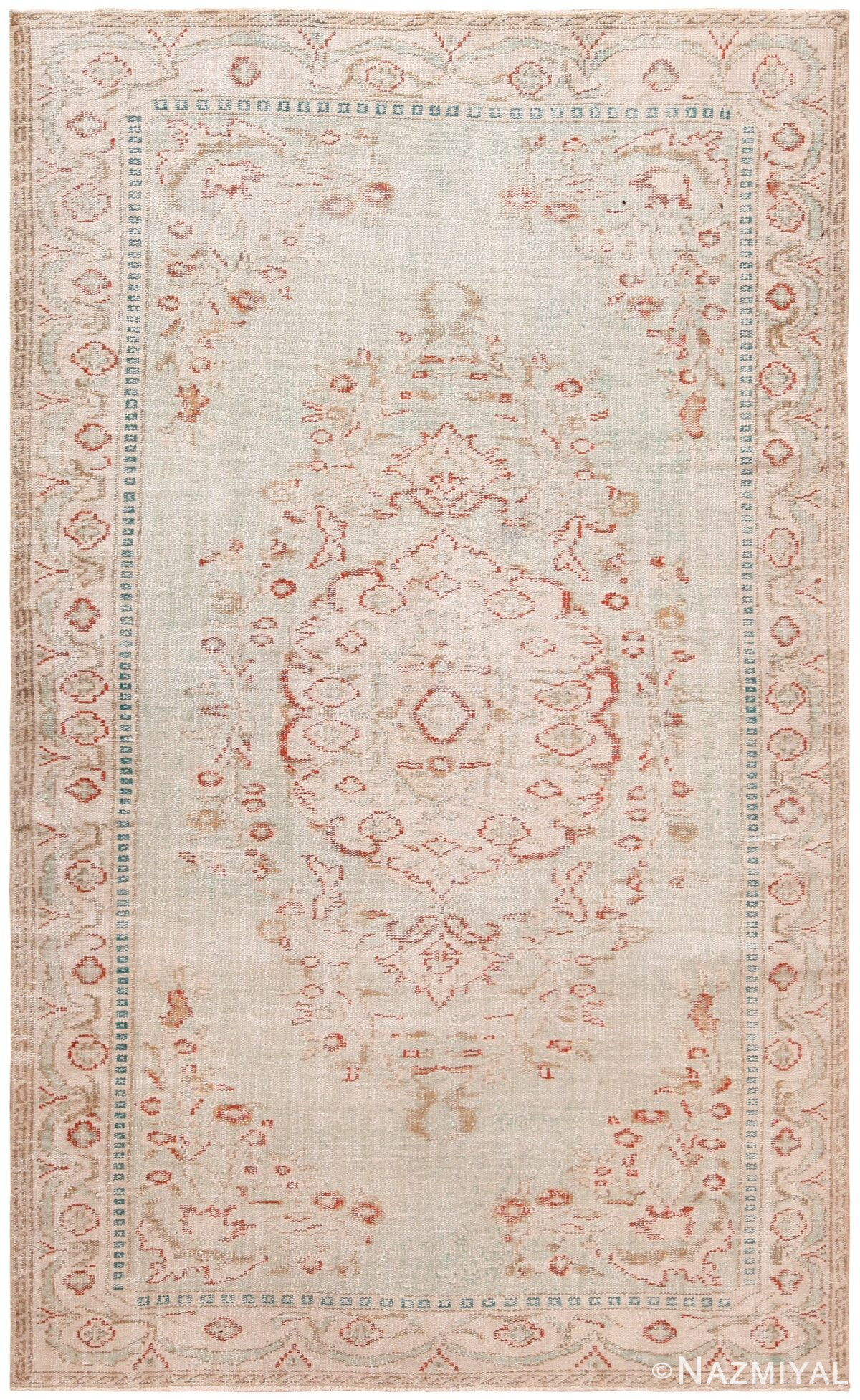 Decorative Antique Turkish Ghiordes Rug 70638 by Nazmiyal Antique Rugs