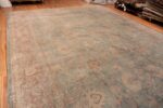 Whole View Of Blue Antique Persian Kerman Rug 50077 by Nazmiyal Antique Rugs