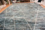 Whole View Of Large Blue Grey Modern Moroccan Style Rug 60335 by Nazmiyal Antique Rugs