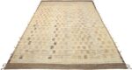 Whole View Of Brown Beige Light Beige Modern Distressed Rug 60788 by Nazmiyal Antique Rugs
