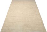 Whole View Of Caramel Geometric Modern Distressed Rug 60809 by Nazmiyal Antique Rugs
