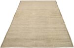 Whole View Of Green Beige Color Textured Modern Distressed Rug 60825