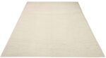 Whole View Of Ivory Modern Distressed Rug 60807 by Nazmiyal Antique Rugs