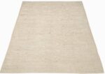 Whole View Of Light Beige Modern Distressed Rug 60787 by Nazmiyal Antique Rugs