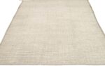 Whole View Of Light Beige Textured Modern Distressed Rug 60810 by Nazmiyal Antique Rugs