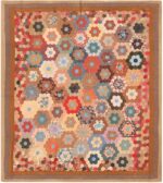 Antique American Quilt Patchwork 71024 by Nazmiyal Antique Rugs