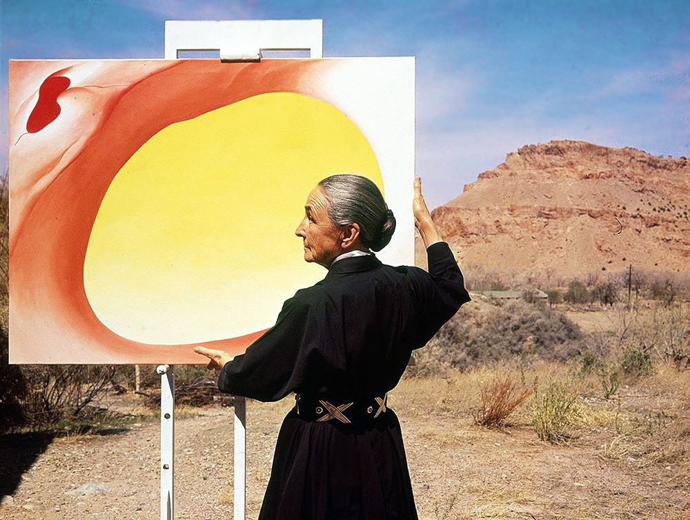 Artist Georgia O’Keeffe by Nazmiyal Antique Rugs