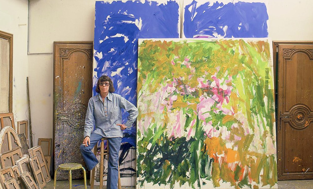 Artist Joan Mitchell Abstract Expressionist Painter by Nazmiyal Antique Rugs