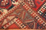 Back Of Antique Caucasian Kazak Rug 71016 by Nazmiyal Antique Rugs
