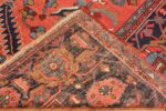 Back Of Antique Persian Serapi Area Rug Back Of Antique Persian Serapi Area Rug 71009 by Nazmiyal Antique Rugs