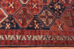 Border Of Antique Persian Bakhtiari Area Rug 70754 by Nazmiyal Antique Rugs